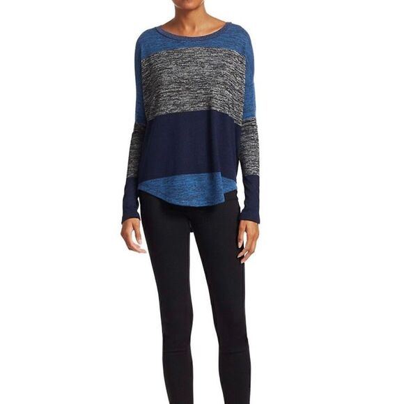 Rag & Bone Hudson Stripe Long Sleeve Knit Top Size XS $165.00 - Picture 2 of 8